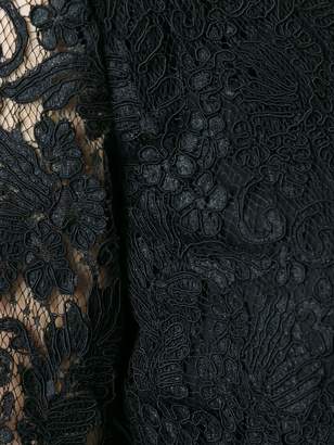 Fausto Puglisi lace panel dress