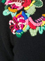 Thumbnail for your product : Ermanno Scervino embroidered detail jumper
