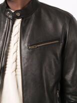 Thumbnail for your product : Ajmone Zip-Up Leather Jacket