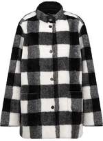 Thumbnail for your product : Opening Ceremony Culver Reversible Checked Faux Fur Coat