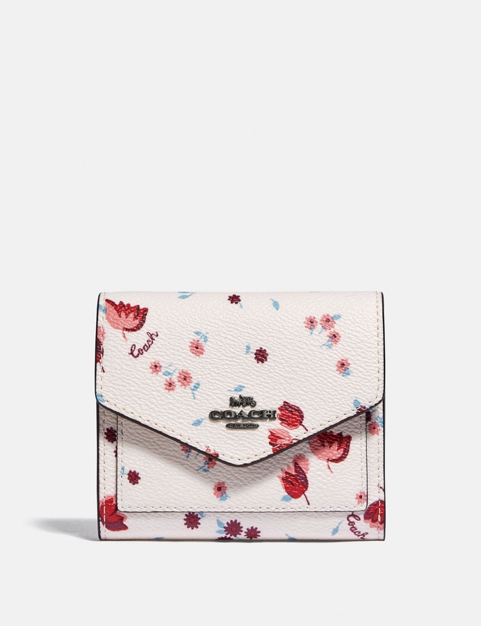 Coach Small Wallet With Tulip Meadow Print ShopStyle