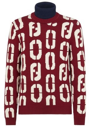 fendi red jumper