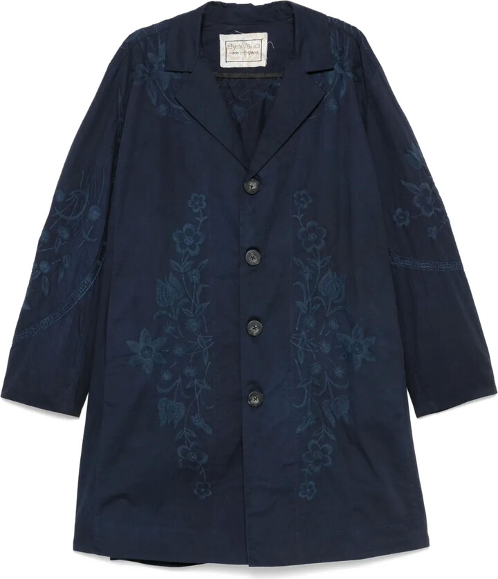By Walid Embroidered Cotton Coat