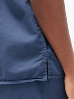 Thumbnail for your product : Cleverly Laundry - Superfine Cotton-sateen Pyjama Set - Navy