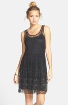 Thumbnail for your product : Frenchi Beaded Tank Dress (Juniors)