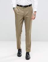 Thumbnail for your product : ASOS Wedding Skinny Suit Pant In Taupe Twist Micro Texture