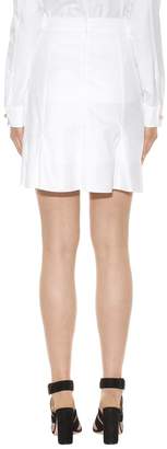 Carven Embroidered cotton skirt