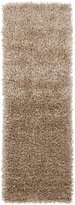 Thumbnail for your product : Surya Shimmer Hand Woven Tan Plush Polyester Rug, 2'6" x 8'