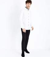 Thumbnail for your product : New Look White Contrast Collar Long Sleeve Shirt