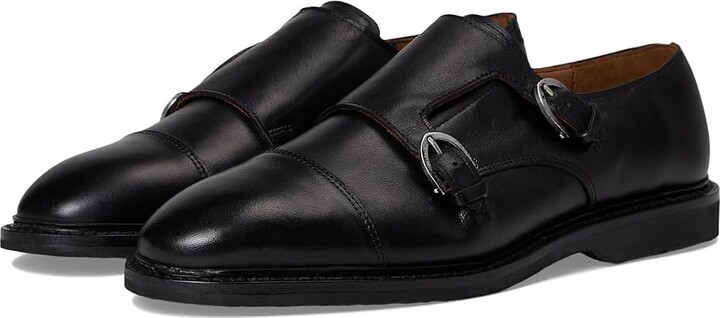 Allen Edmonds Kingstonvers Monk Strap Shoes Men's Shoes Black : 10 D (M) Suede