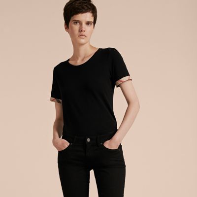 burberry check t shirt