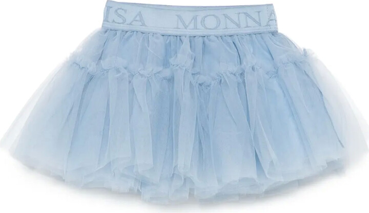 Ruffled Tulle Skirt