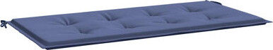 Garden Bench Cushion Navy Blue Oxford Fabric (100% Polyester)