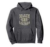 Thumbnail for your product : 66 Years 66th Birthday March 1953 Birth of Legend Hoodies