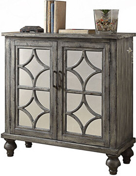 Rectangular Console Table With 2 Doors, Hallway Table