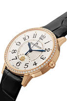 Thumbnail for your product : Jaeger-LeCoultre Rendez-vous Night & Day 34mm Rose Gold, Alligator And Diamond Watch