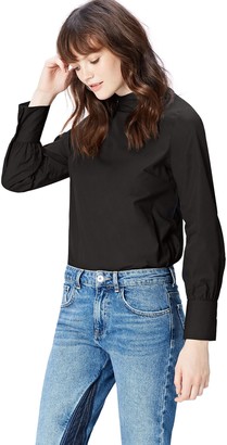 Find. Amazon Brand Women's High Neck Shirt Blouse