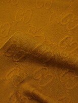 Thumbnail for your product : Gucci Logo-jacquard Wool-blend Scarf - Light Brown
