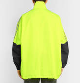 Thumbnail for your product : Balenciaga Oversized Logo-Print Shell and Ripstop Jacket - Men - Bright yellow