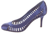 Thumbnail for your product : Christian Dior Satin Cut-Out Pumps