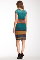 Thumbnail for your product : ECI Printed Scuba Sheath Dress