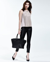 Thumbnail for your product : Neiman Marcus Seamed Tote Bag, Black