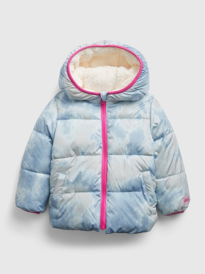 Gap Toddler Reversible ColdControl Max Sherpa Puffer Jacket