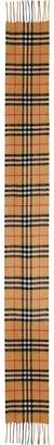Burberry long vintage check cashmere scarf