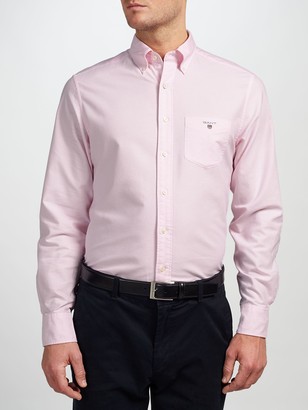 Gant Regular Fit Plain Oxford Shirt