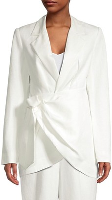 Significant Other Olivia Wrap-Front Blazer