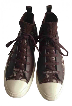 burgundy dior shoes
