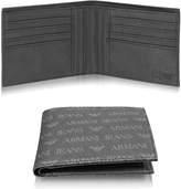 Thumbnail for your product : Armani Jeans Black Signature Eco Leather Bi-Fold Men's Wallet
