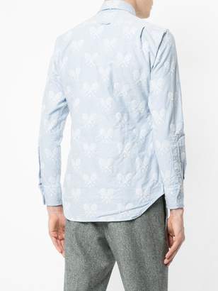 Thom Browne tennis embroidery shirt