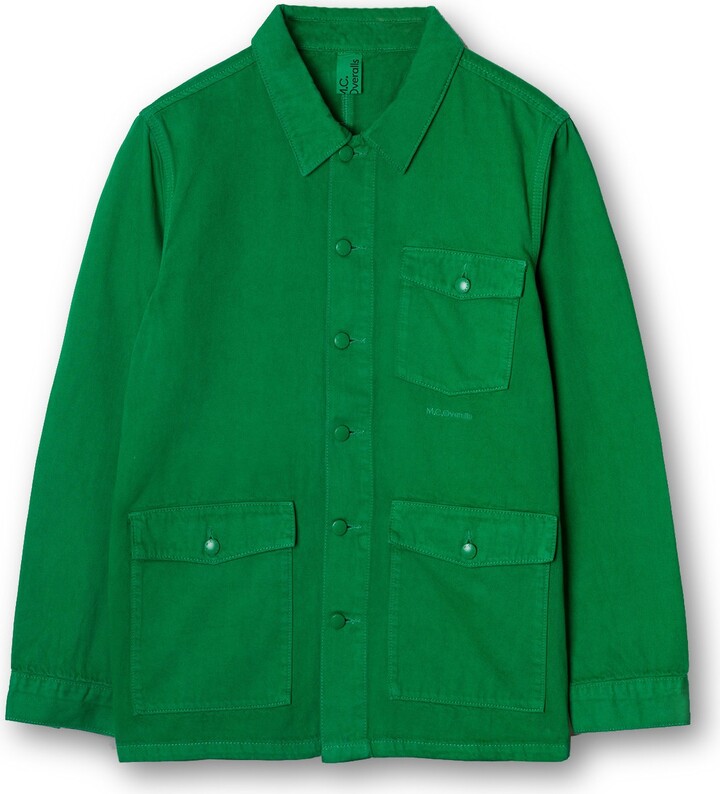 M.C.Overalls Denim Work Jacket Green ShopStyle
