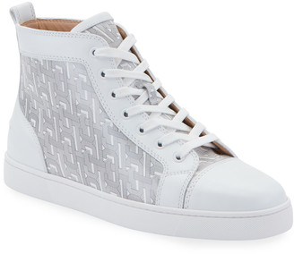 white high top louboutins
