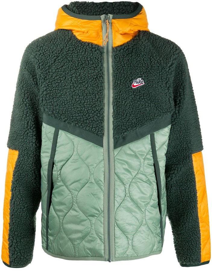 Nike Sportswear Heritage fleece jacket - ShopStyle Outerwear