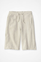 Thumbnail for your product : Coldwater Creek Linen Cross-Dyed Shorts