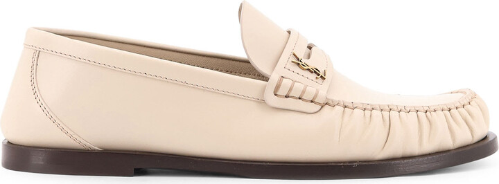 Saint Laurent Laurent 05 Moc Leather Loafers