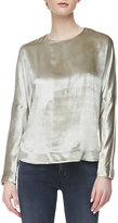 Thumbnail for your product : J Brand Ready to Wear Romy Long-Sleeve Velvet Top