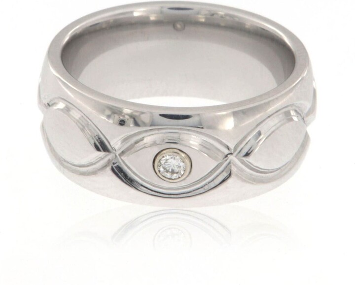 Etsy New Infinity Diamond Ring Cobalt Wedding Rings