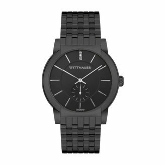 Wittnauer Mens Black Bracelet Watch-Wn3043