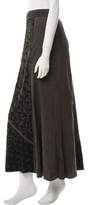 Thumbnail for your product : Burning Torch Embroidered Midi Skirt w/ Tags
