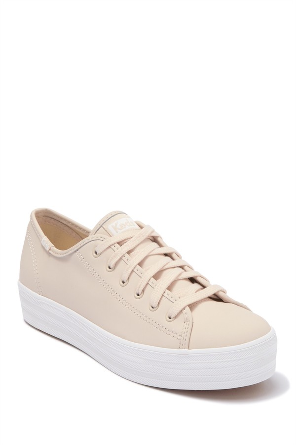 keds triple kick leather sneakers