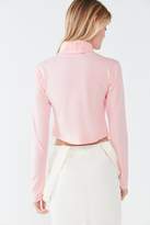 Thumbnail for your product : Truly Madly Deeply 90% Angel Mock Neck Cropped Top