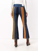 Thumbnail for your product : See by Chloe striped flare trousers