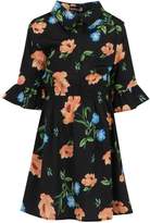 Thumbnail for your product : boohoo Girls Floral Shirt Dress