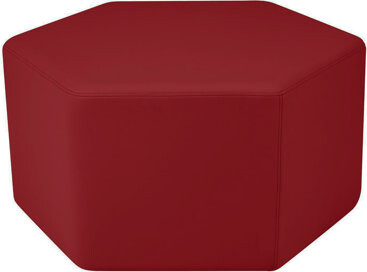 Factory Direct Partners Pro Series Upholstered Hexagon Ottoman 18" Height