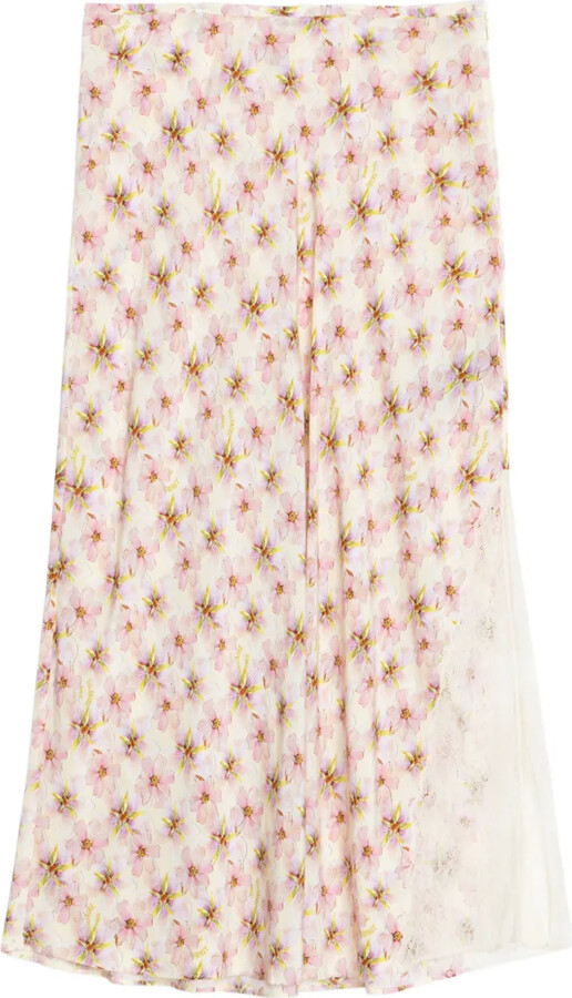 Zadig & Voltaire Jayla floral-print midi skirt