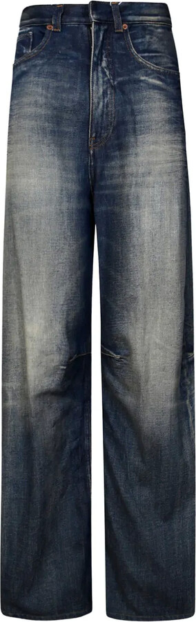 MM6 MAISON MARGIELA Logo-Patch Panelled Jeans