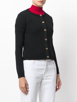 Thumbnail for your product : Moschino Boutique grosgrain trim cardigan